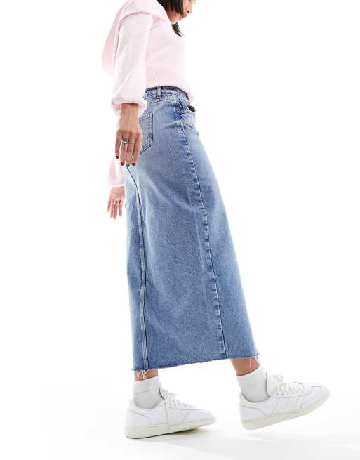 Look con clearance gonna di jeans