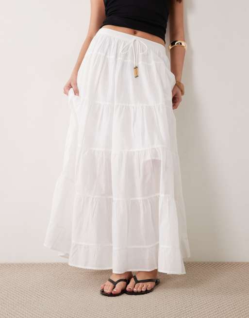 New Look - Gonna midi a balze bianca, 2 di 5