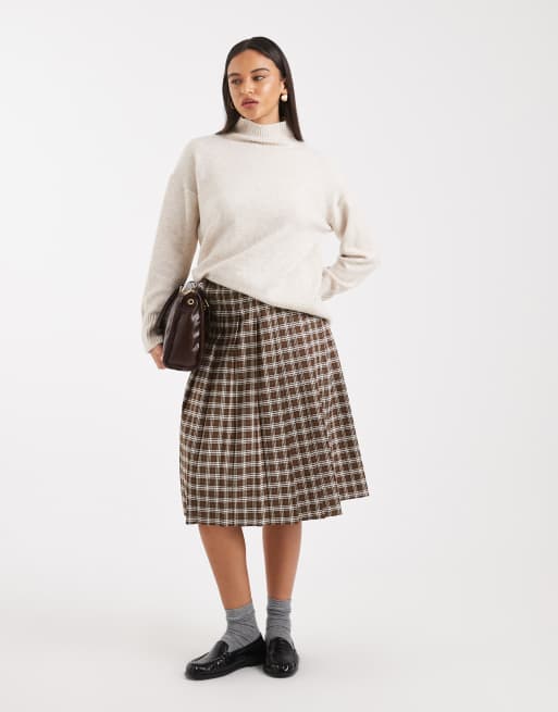 New Look – Gräddvit tröja i oversize med ståkrage, 3 av 4
