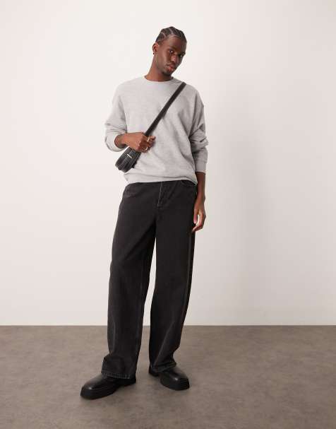 New Look – Gråmelerade jersey-shorts - view 1