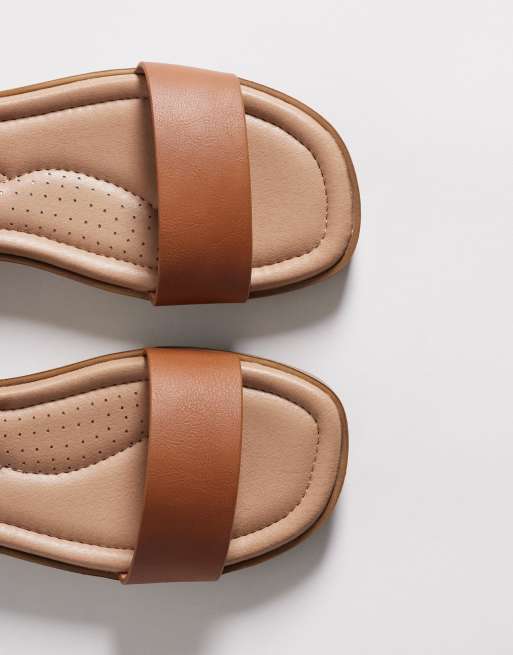 New Look - Gyldenbrune sandaler med stropper, 3 af 4