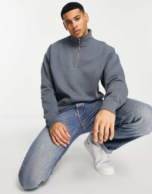 New look half zip sweat online