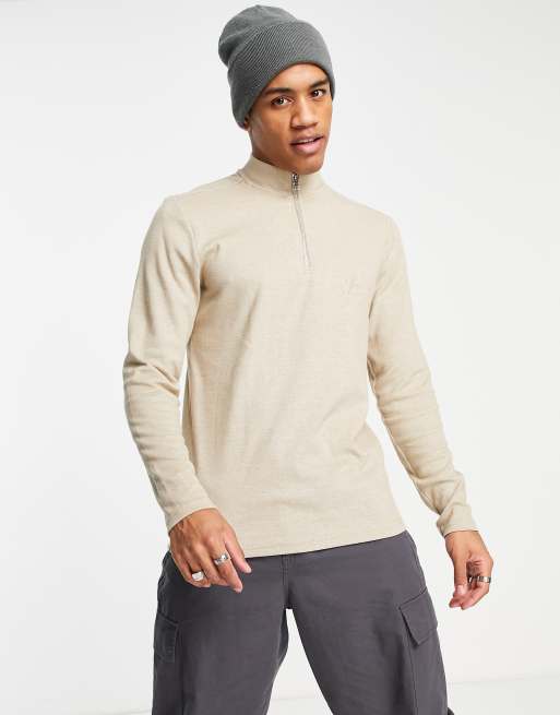 New look best sale half zip sweat