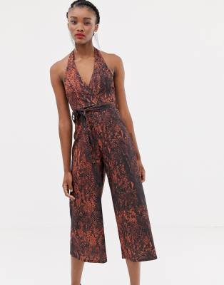 new look halter neck jumpsuit