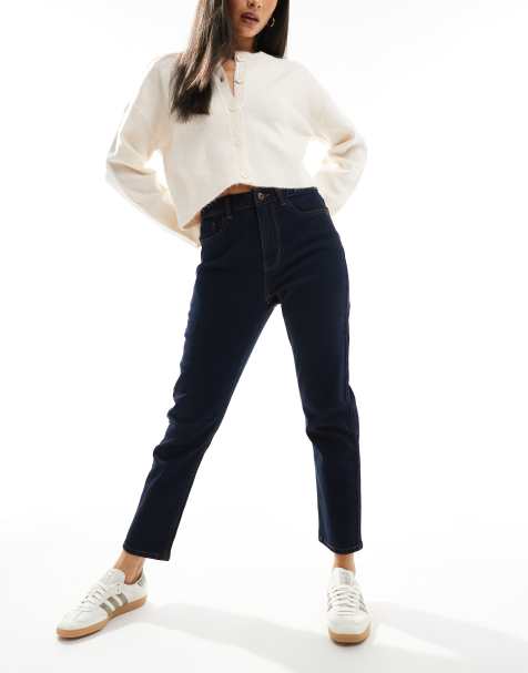 New Look - Hannah - Jean droit - Bleu marine - view 1