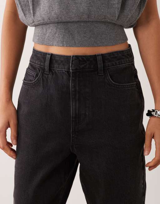 New Look Hannah straight leg jeans in black, 5 of 5