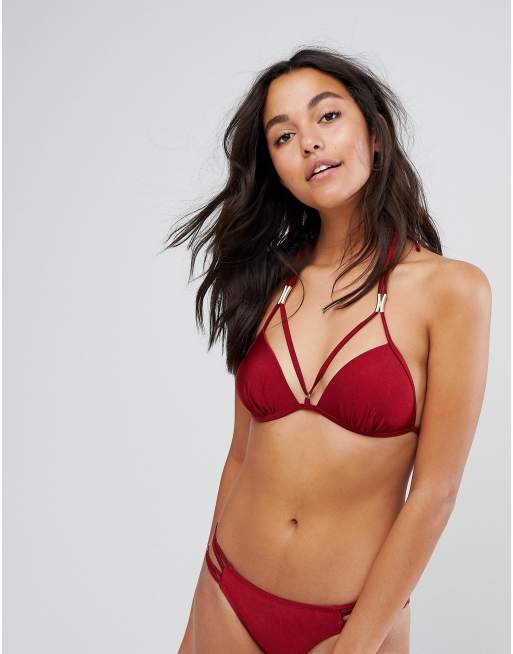 New Look Hardware Bikini Top ASOS