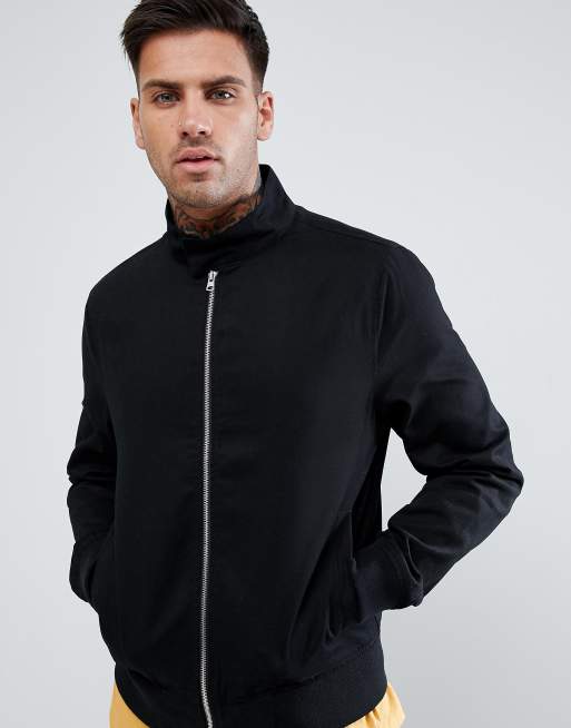 New Look Harrington Jacket In Black | ASOS