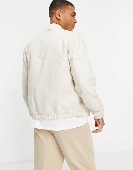 White shop harrington jacket