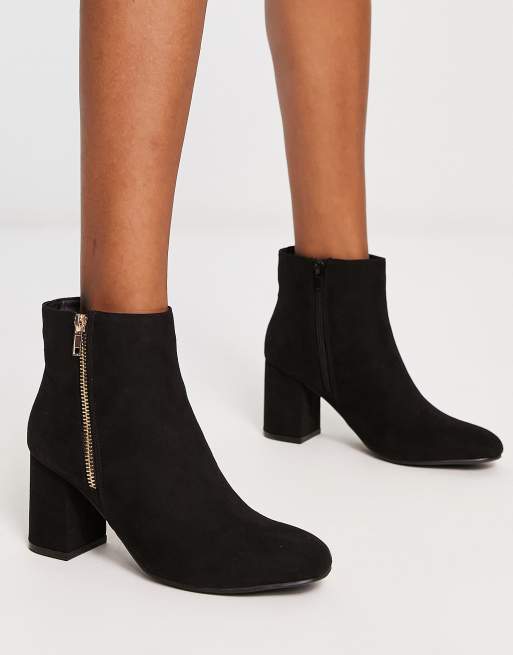 Black boots women store heel