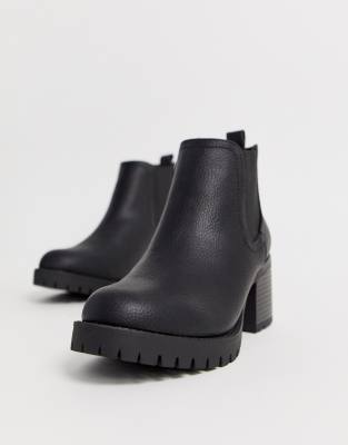 new look black chelsea boots