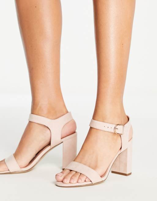 Nude sandal heels new look sale