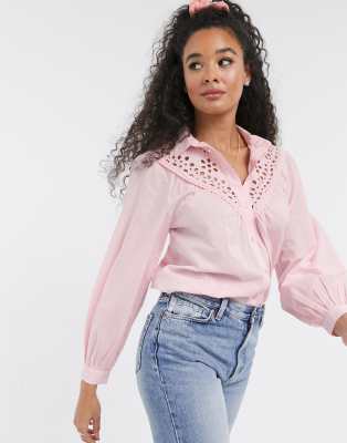 Helles Pink Baumwolle Sonstige Blusen Fur Damen Online Kaufen Damenmode Suchmaschine Ladendirekt De