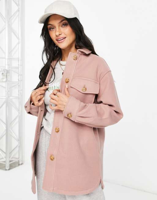 New Look – Hemdjacke in Rosa