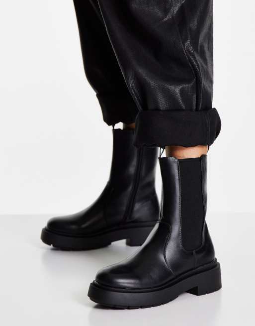 High ankle hot sale chelsea boots