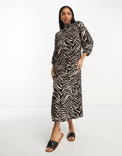 Zebra print 2025 dress new look