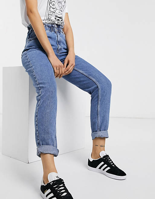 New Look Paperbag Mom Jean Flux Jeans Straight Donna