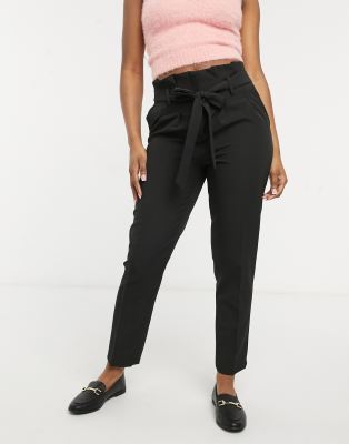 Reiss Mabel High Waist Paper Bag Trousers