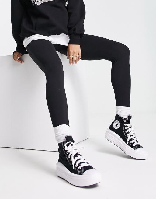 Leggings and store converse outfits