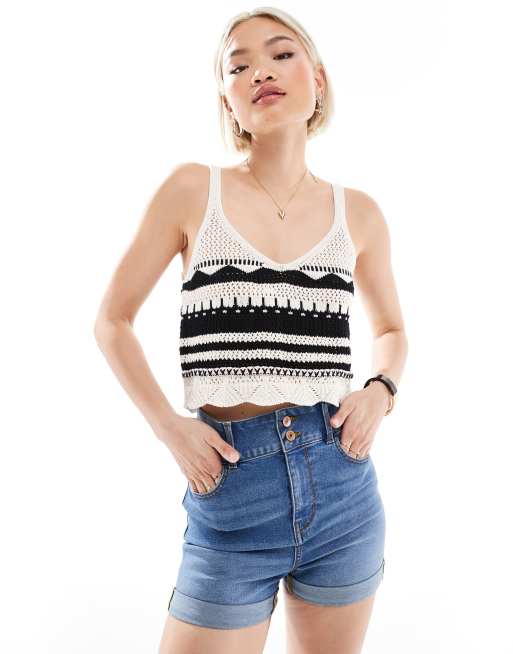 New Look high waisted shorts in mid blue, 2 of 5