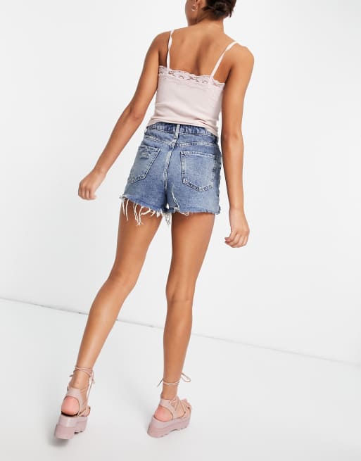 Short mom 2025 taille haute