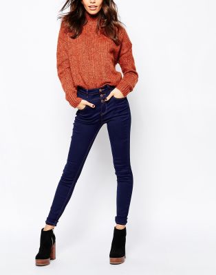 high waist super skinny jeans new look