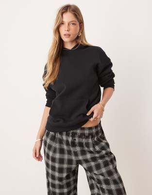 New Look New Look hoodie in black