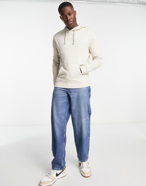 New Look hoodie in cream ASOS