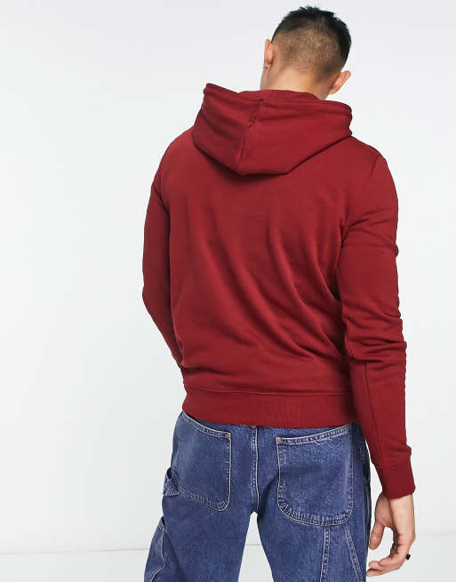 New look shop red hoodie