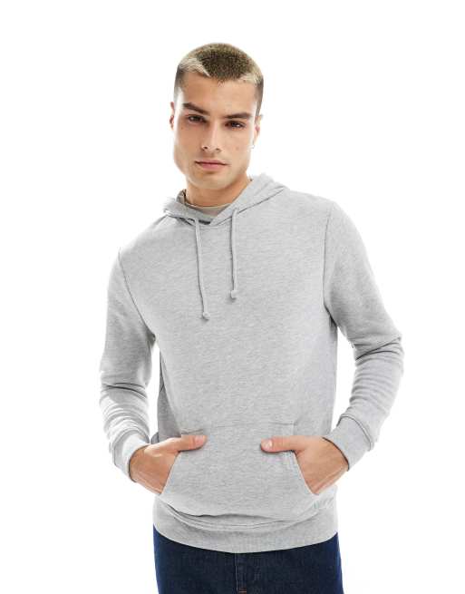 New Look hoodie in grey marl ASOS