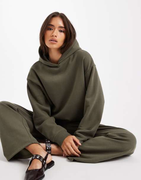 New Look hoodie in khaki - view 1