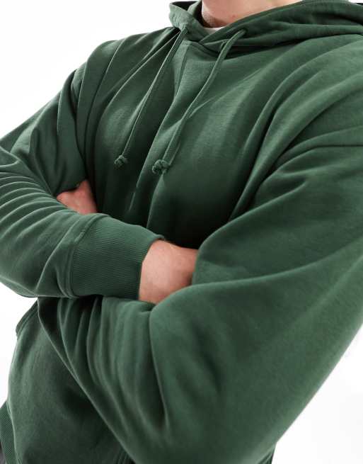 Green on sale hoodie mens