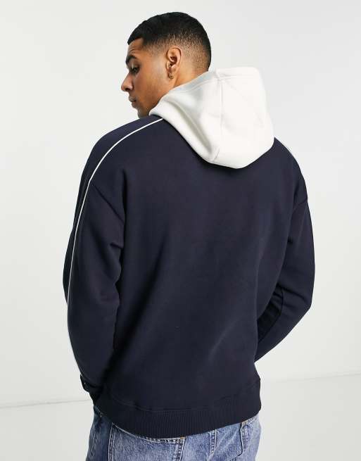 New Look hoodie with brooklyn print in navy, 2 of 4