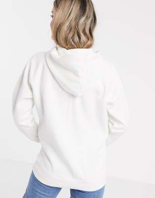 white hoodie new look