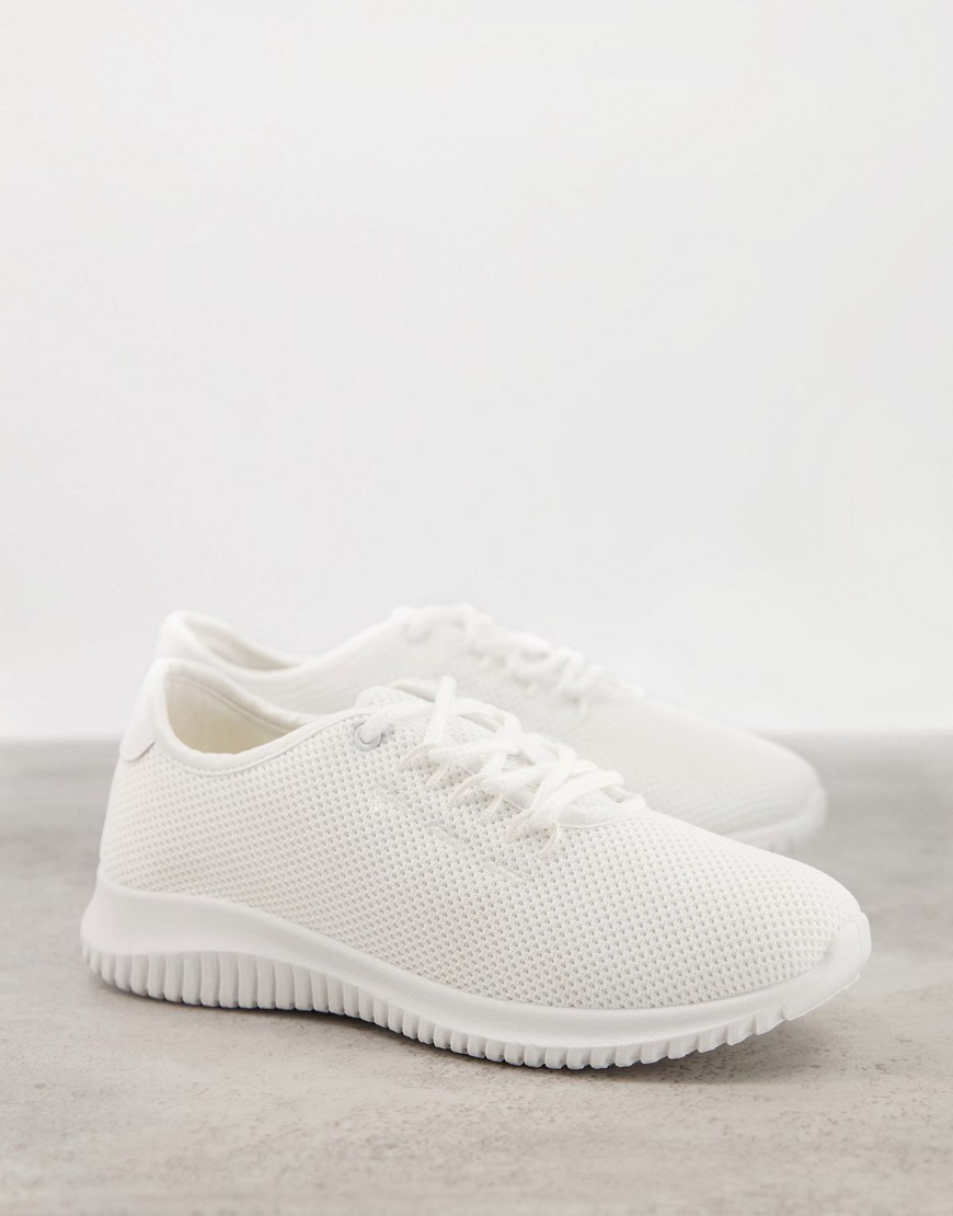 New Look - Hvide bløde sneakers