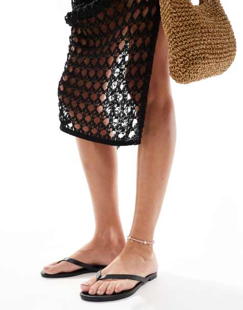 New Look - Infradito nere in similpelle PU - view 1