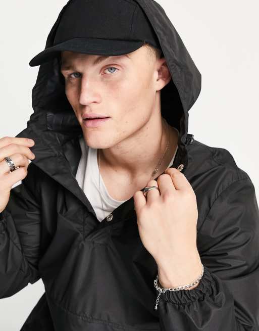 New Look - Jack zonder sluiting met kangoeroezak in zwart, 3 van 4