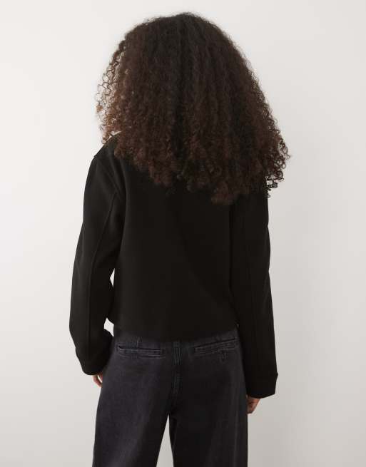 New Look Jacke mit Reißverschluss in Schwarz, 3 von 4