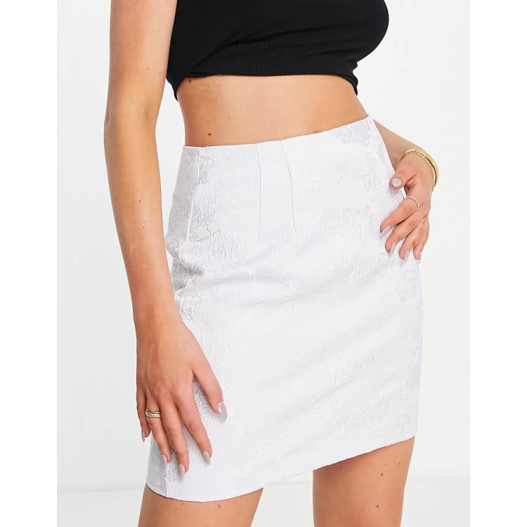 New look white mini skirt store