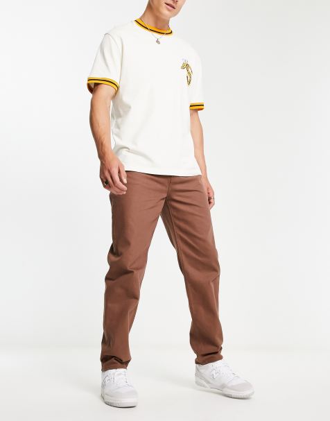 New Look - Jaren 90 stijl rechte jeans in bruin - view 1