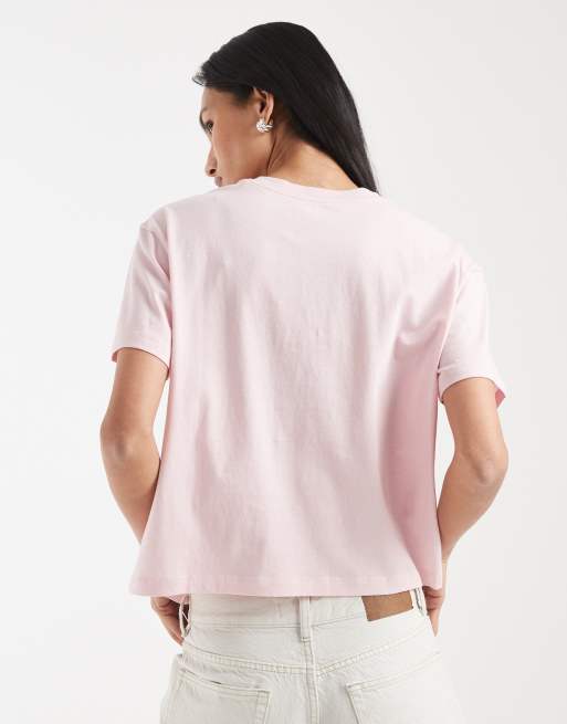 New Look – Jasnoróżowy T-shirt o pudełkowym kroju, 3 z 4