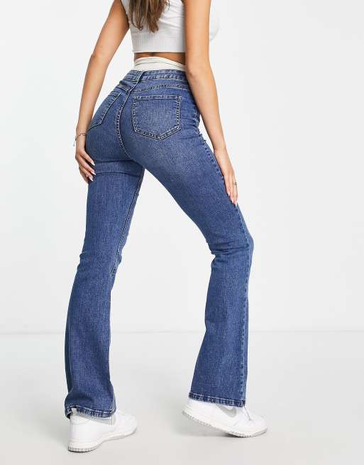 Pantalon taille best sale haute bootcut