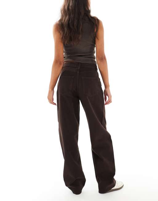 New Look - Jean bouffant - Marron, 2 de 5