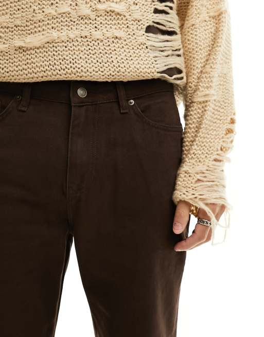 Jeans marrone scuro deals