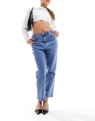 New Look - Jeans in Blau mit geradem Schnitt