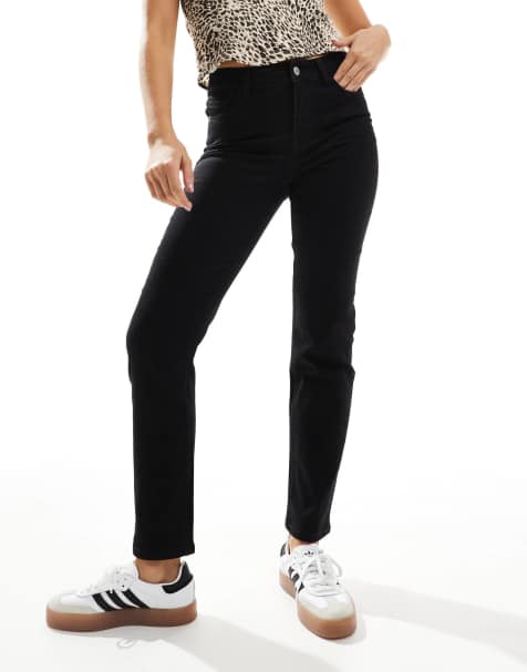New Look - Jeans met smalle pijpen in zwart - view 1