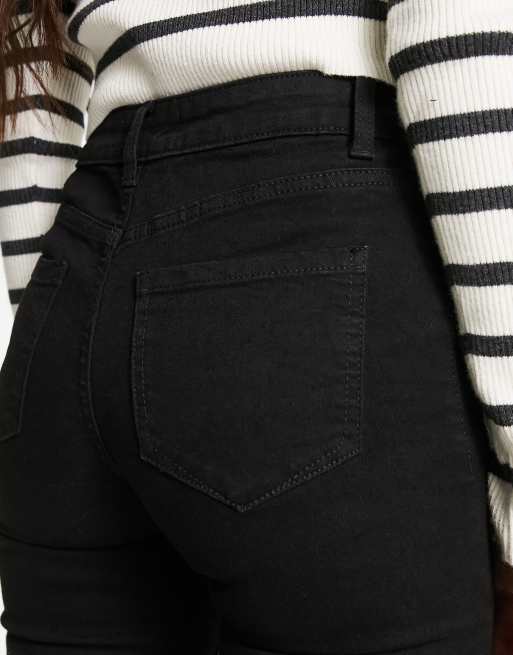 New Look – Jeans mit engem Schnitt und Zierrissen in Schwarz, 3 von 5