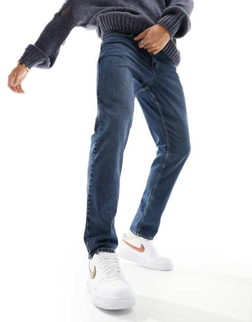New Look - Jeans slim blu medio