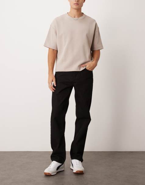 New Look - Jeans taglio comodo neri - view 1