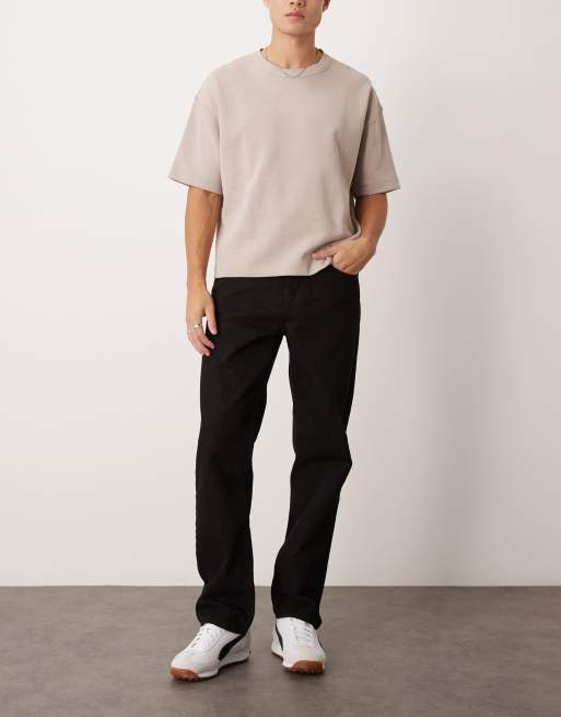 New Look - Jeans taglio comodo neri
